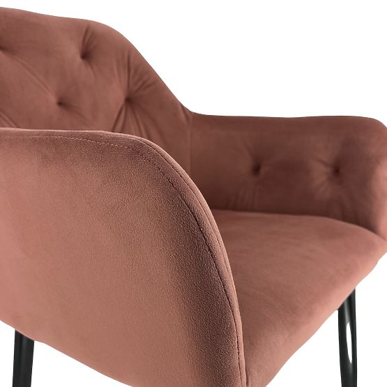 2x ŽIDLE SJ.030 - PUDROVÁ RŮŽOVÁ