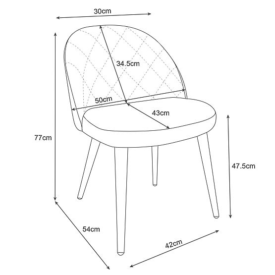4x Sametové čalouněné židle SJ.077 Lahvově Zelená