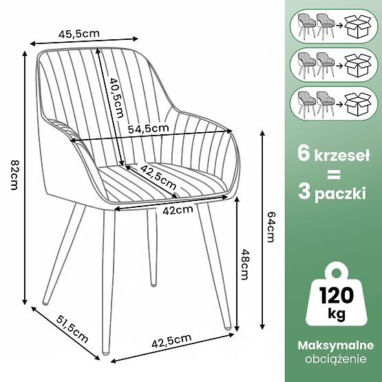 6x Sametová čalouněná židle s prošíváním Pudrově Růžová FLORENCE Zlaté nohy