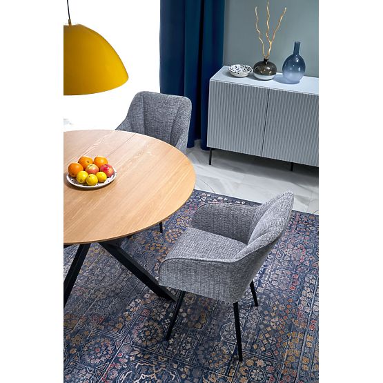 ACORD rozkládací stůl, přírodní / černý (2p=1ks)