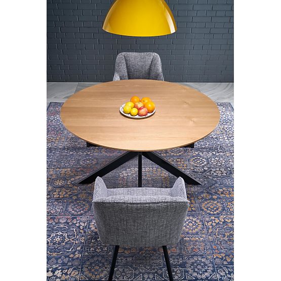 ACORD rozkládací stůl, přírodní / černý (2p=1ks)