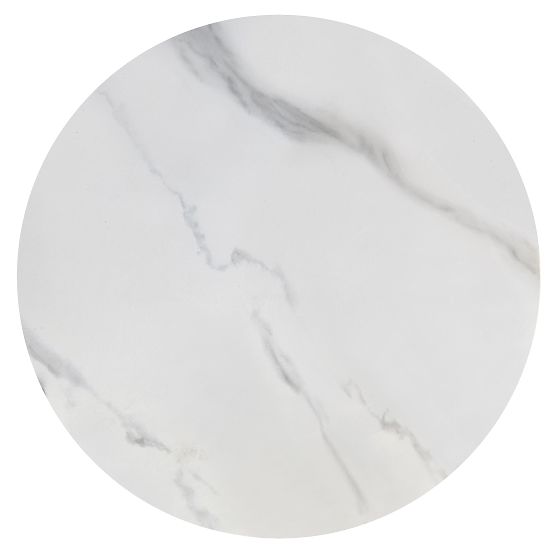 ACUNA konferenční stolek deska bílý mramor (1p=1ks)