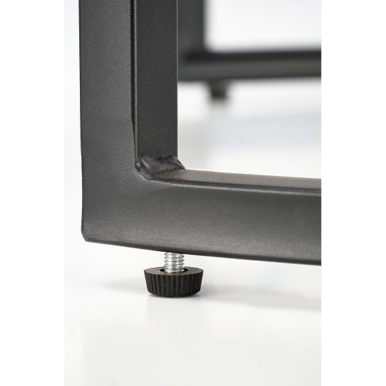 ALEXANDRA sada 2 stolků, černý mramor / černá