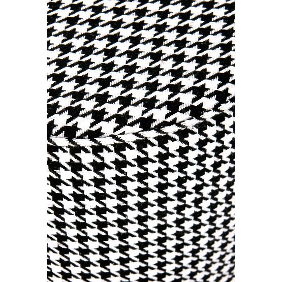 ARUNA pufa černá/bílá/zlatá (1p=1ks)