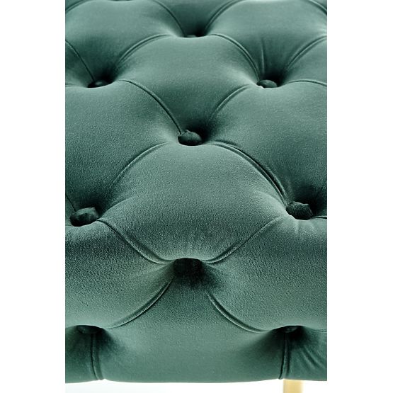 ATHENA lavice tmavě zelená / zlatá