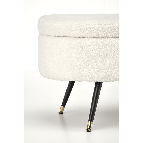 AVEIRO lavice s úložným prostorem, krémová