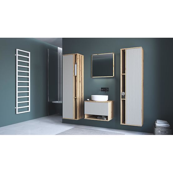 AVIOLA Zrcadlo 60 cm + LED dub artisan (1p=1ks)