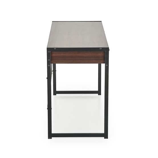 B46 psací stůl ořechový / černý 