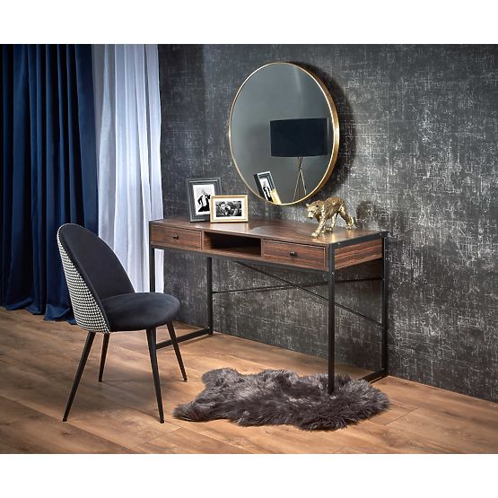 B46 psací stůl ořechový / černý 