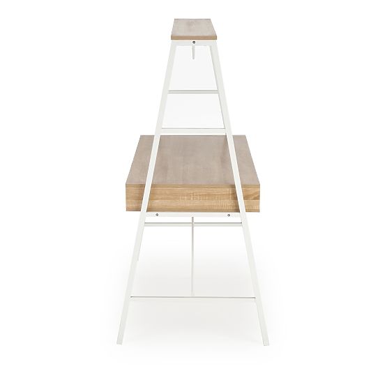 B48 psací stůl dub sonoma / bílý