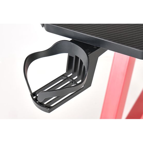 B49 psací stůl černý / červený (1p=1ks)