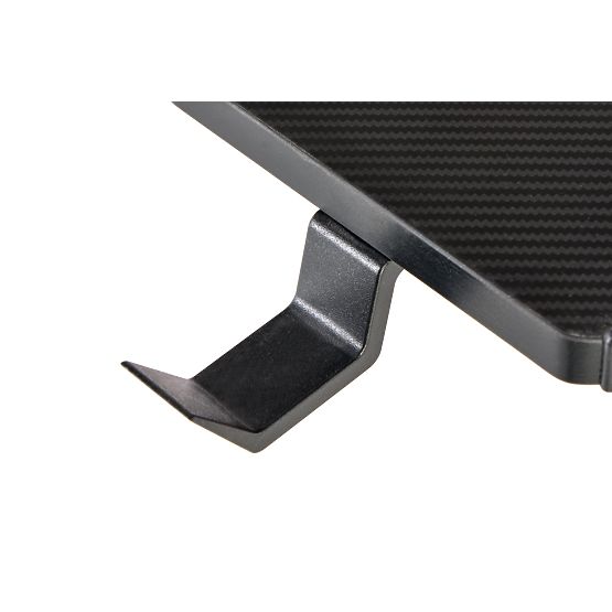 B49 psací stůl černý / červený (1p=1ks)