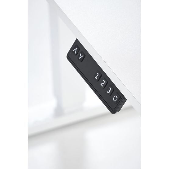 B53 psací stůl s funkcí nastavení výšky, bílý (2p=1ks)