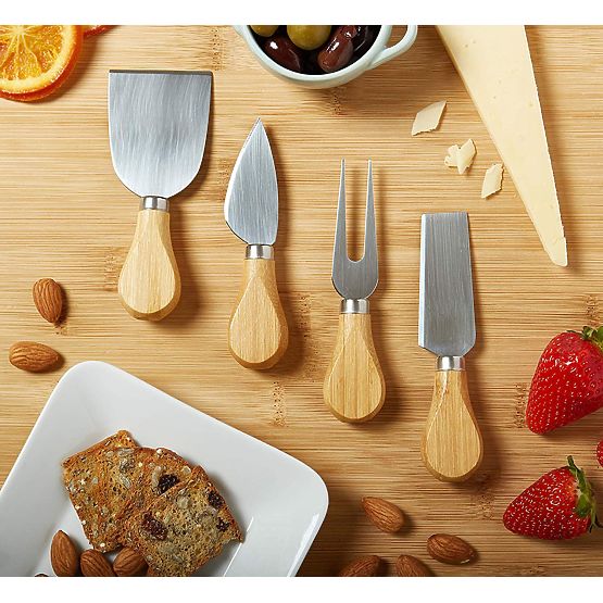 Bambusová deska na občerstvení a sýry Estera