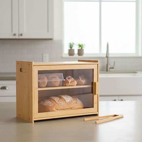 Bambusový chlebník Pierre, nádoba na chléb