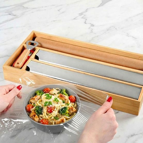 Bambusový dávkovač fólie BORDE