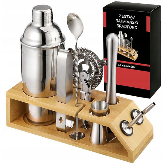 Barmanská sada BRADFORD 10 kusů