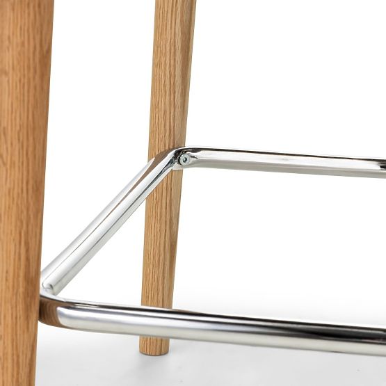 Barová židle Amalfi, krémová, dub