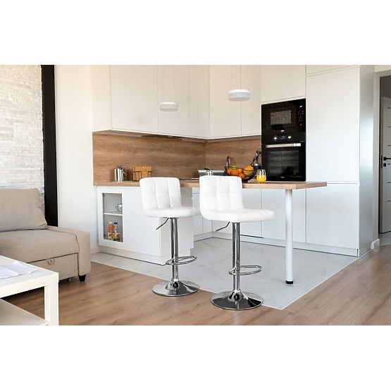 Barová židle Arako bílá