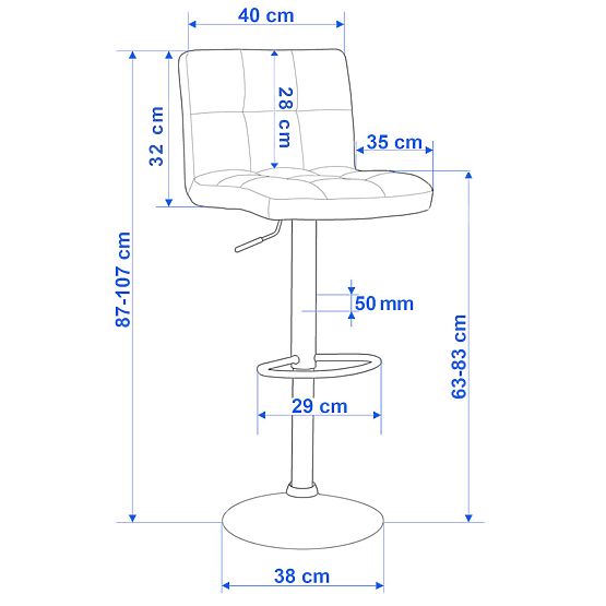 Barová židle Arako černá