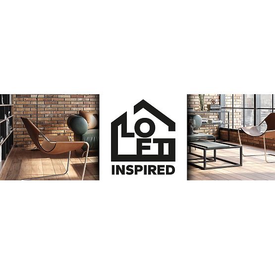 Barová židle Flint Rustikální loft industriální postaršený dub