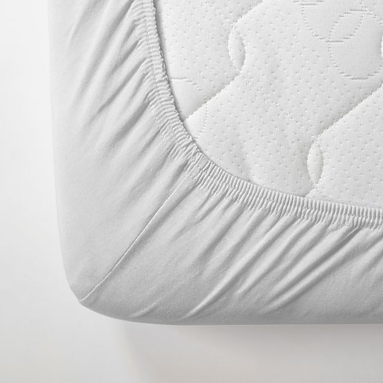 Bavlněné prostěradlo 200x120 cm - bílé