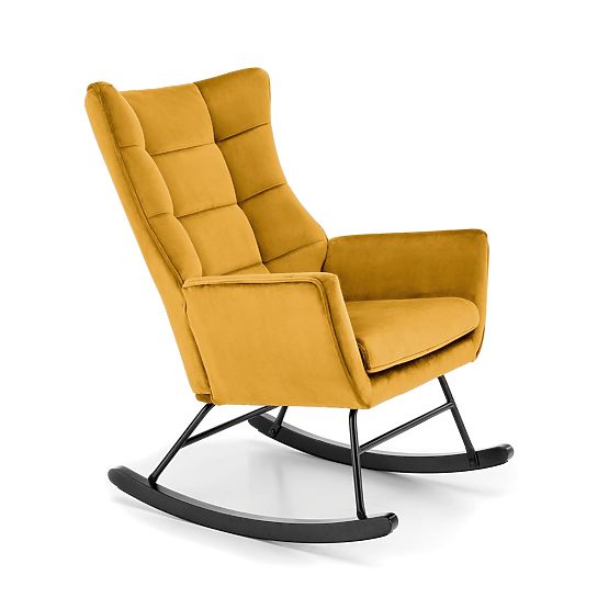 BAZALTO hojdací křeslo hořčicové (1p=1ks)