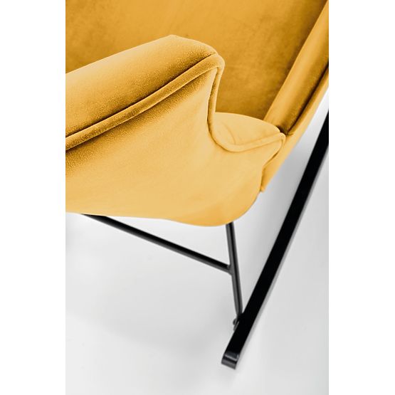 BAZALTO hojdací křeslo hořčicové (1p=1ks)