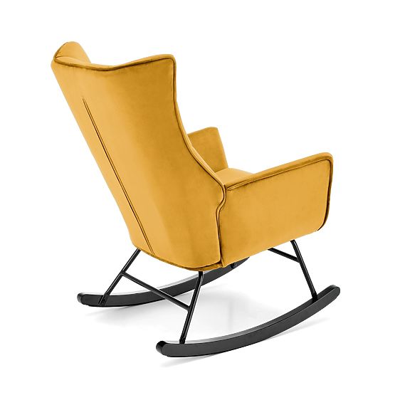 BAZALTO hojdací křeslo hořčicové (1p=1ks)