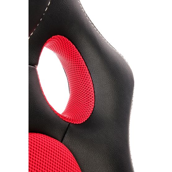 BERKEL kancelářské křeslo černo-červené (1p=1ks)