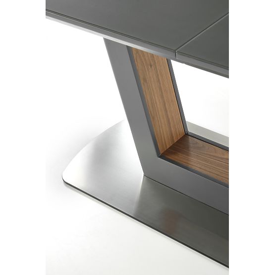 BILOTTI rozkládací stůl antracit mat / ořech (3p=1ks)
