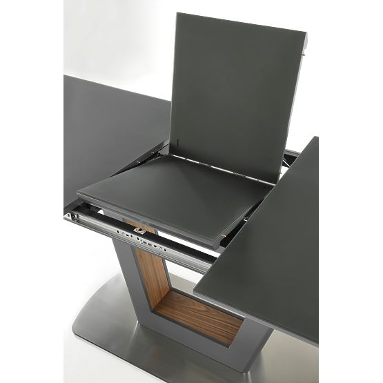 BILOTTI rozkládací stůl antracit mat / ořech (3p=1ks)