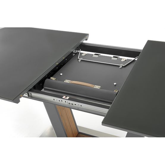 BILOTTI rozkládací stůl antracit mat / ořech (3p=1ks)
