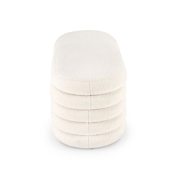 BLISS lavice s úložným prostorem, krémová 