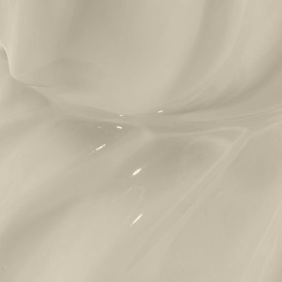 Boční stolek Bloom 35 cm, béžový, lesklý