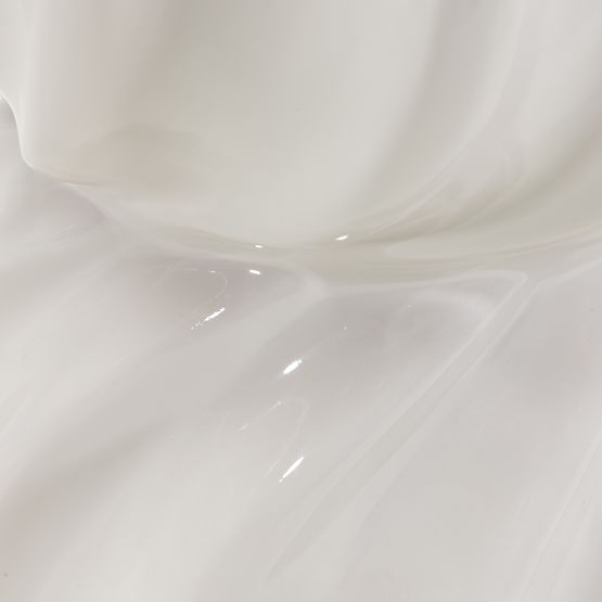 Boční stolek Bloom 35 cm, šedobéžový, lesklý