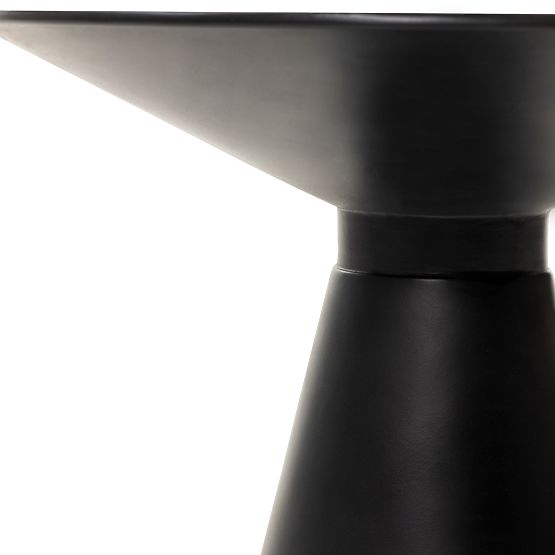 Boční stolek Gavi, betonový, černý