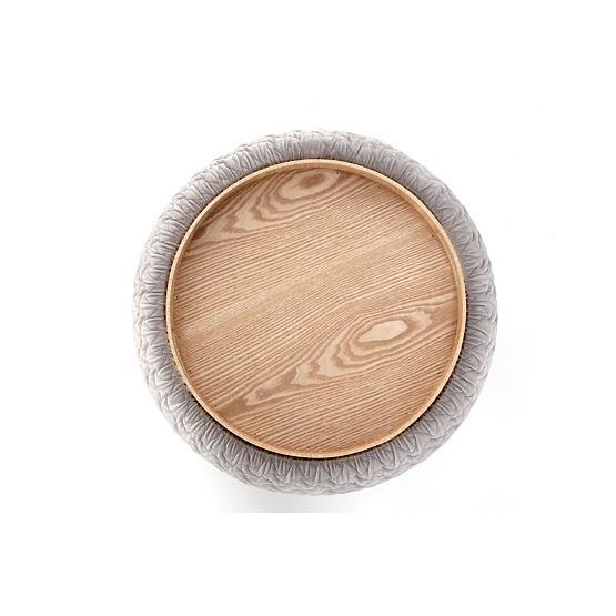 BONO puf světlá šedá (1p=1ks)