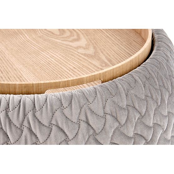 BONO puf světlá šedá (1p=1ks)