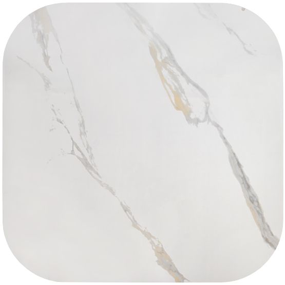 BORNA konferenční stolek bílý mramorový povrch (1p=1ks)