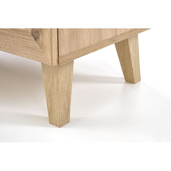 BORNEO KM-2 komoda dub artisan/černá (1p=1ks)