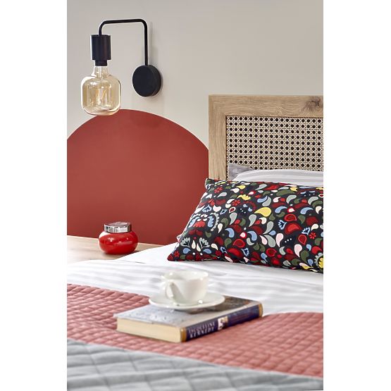 BORNEO LOZ-160 postel 160 dub artisan/černá 