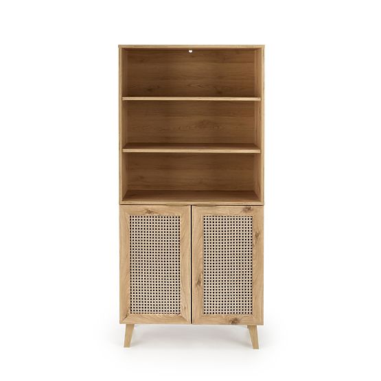 BORNEO REG-1 regál dub artisan/černý 