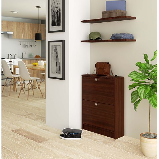 Botník 2 výklopné dveře 60 cm - wenge