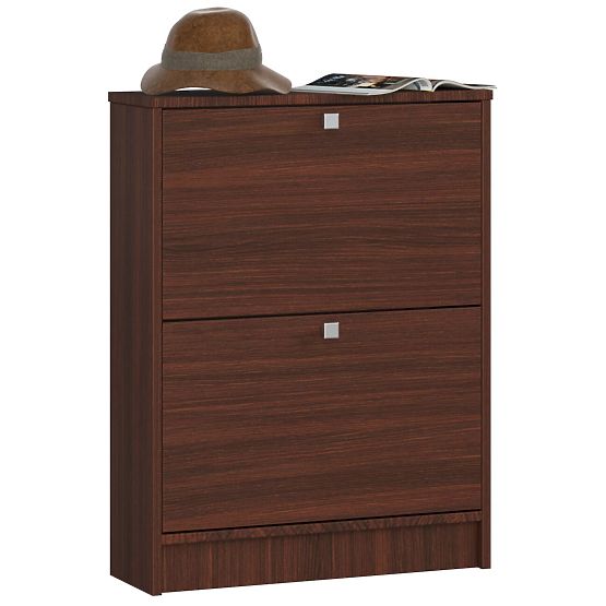 Botník 2 výklopné dveře 60 cm - wenge