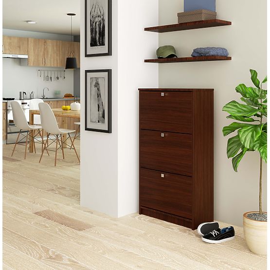 Botník 3 výklopné dvířka 60 cm - wenge