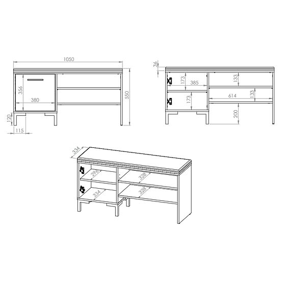 Botník Nevio - dub artisan