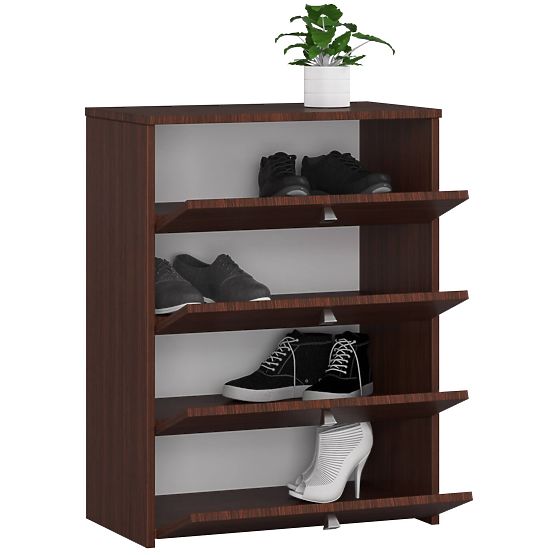 Botník RUBIN 4 výklopné dveře 66 cm - wenge