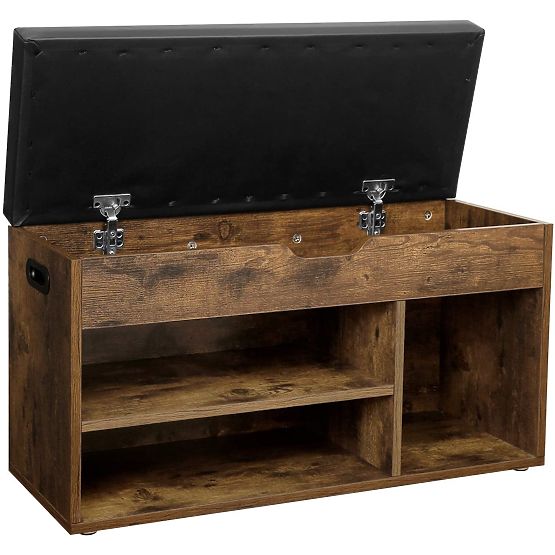 Botník s lavicí LOFT dřevěný