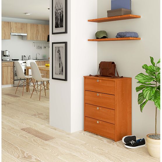 Botník se 4 výklopnými dvířky 60 cm - olše